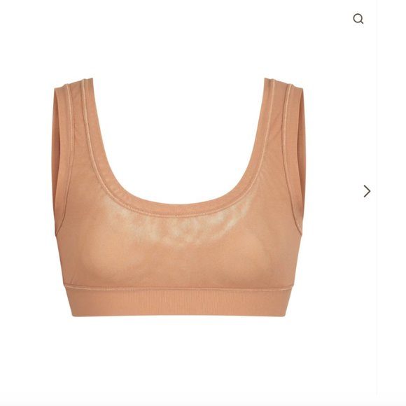 SKIMS Other - SKIMS NWOT Nude Sienna SUMMER MESH SCOOP BRALETTE L